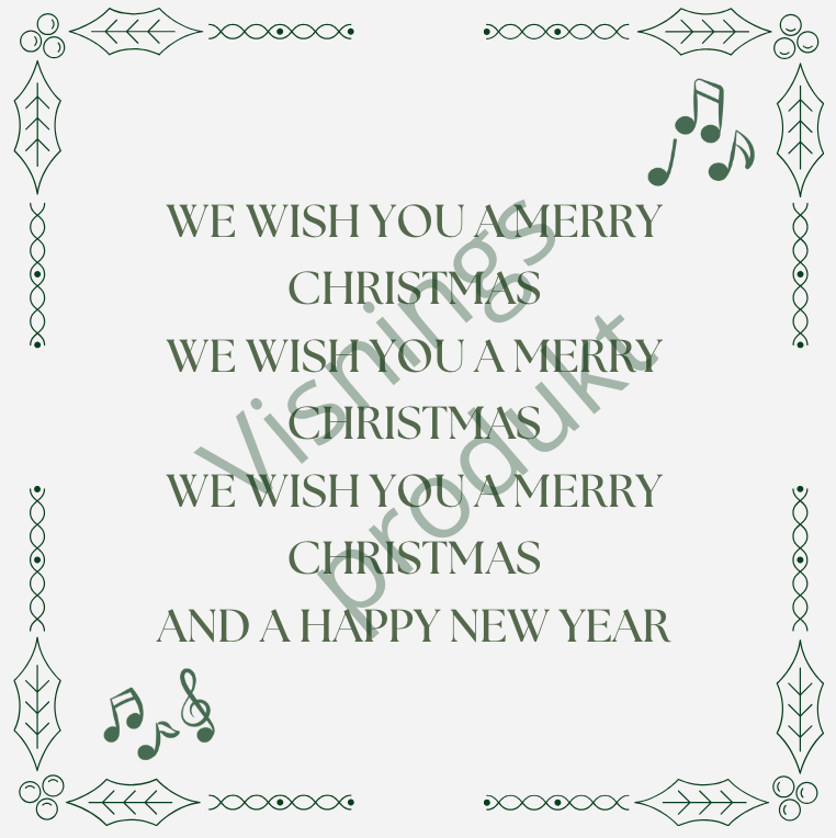 🇬🇧🎄 Perfect 2-page Christmas card for digital greetings! (without copy-protected watermark) Printable PDF design.