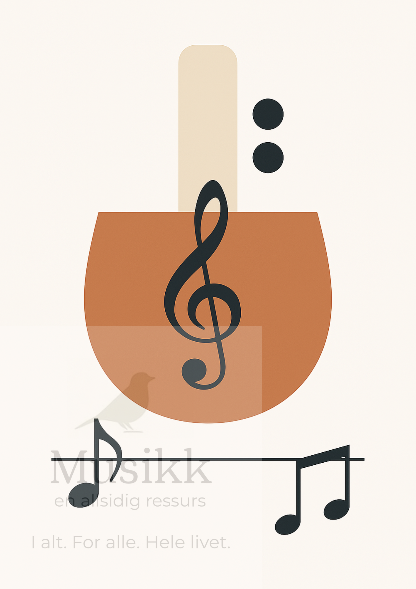 🇧🇻 "Musikkens stille rom" Kunstplakter for utskrift "PDF" 🇬🇧 "The Quiet Room of Music" Art Posters for Printing "PDF"