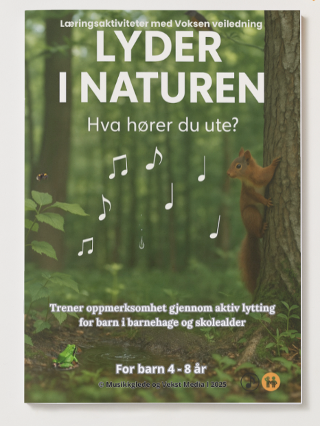 🇧🇻 Lyder i Naturen for barn 4 - 8 år! Læringsaktiviteter med voksen veiledning. PDF hefte - For utskrift eller digital bruk.