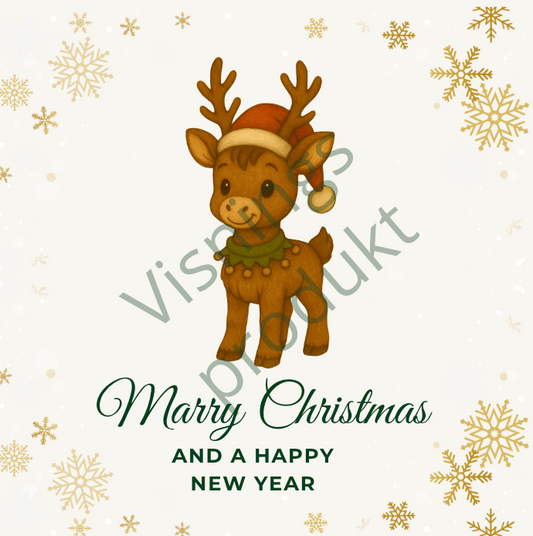 🇬🇧🎄 Christmas card for digital greetings! (without copy-protected watermark) Printable PDF design.