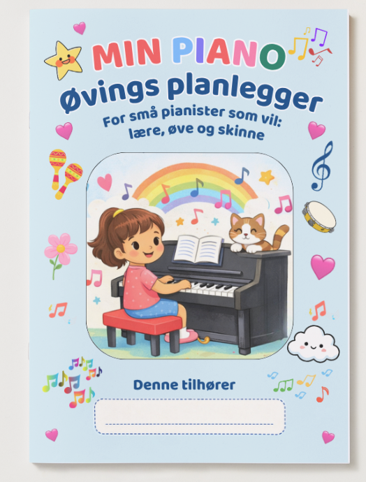 Piano Øvings Planlegger PDF for utskrift