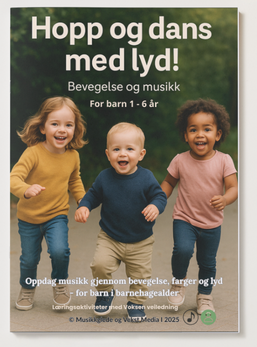 Hopp og Dans med Lyd - Musikk og Bevegelsesaktiviteter for Barn 1-6 År (PDF)