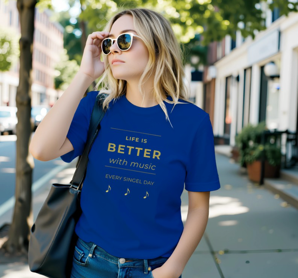 Premium unisex T-shirt med rund hals | Bella + Canvas 3001